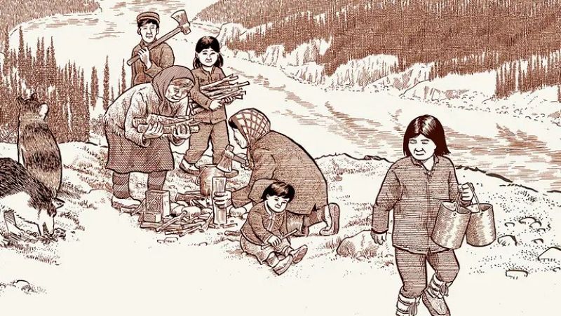 Detalle de la portada de 'Un tributo a la tierra'