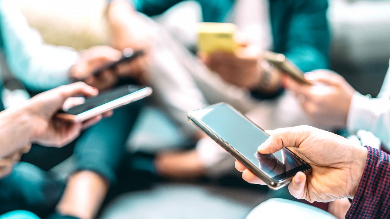 Fotografía de recurso de usuarios de teléfonos móviles