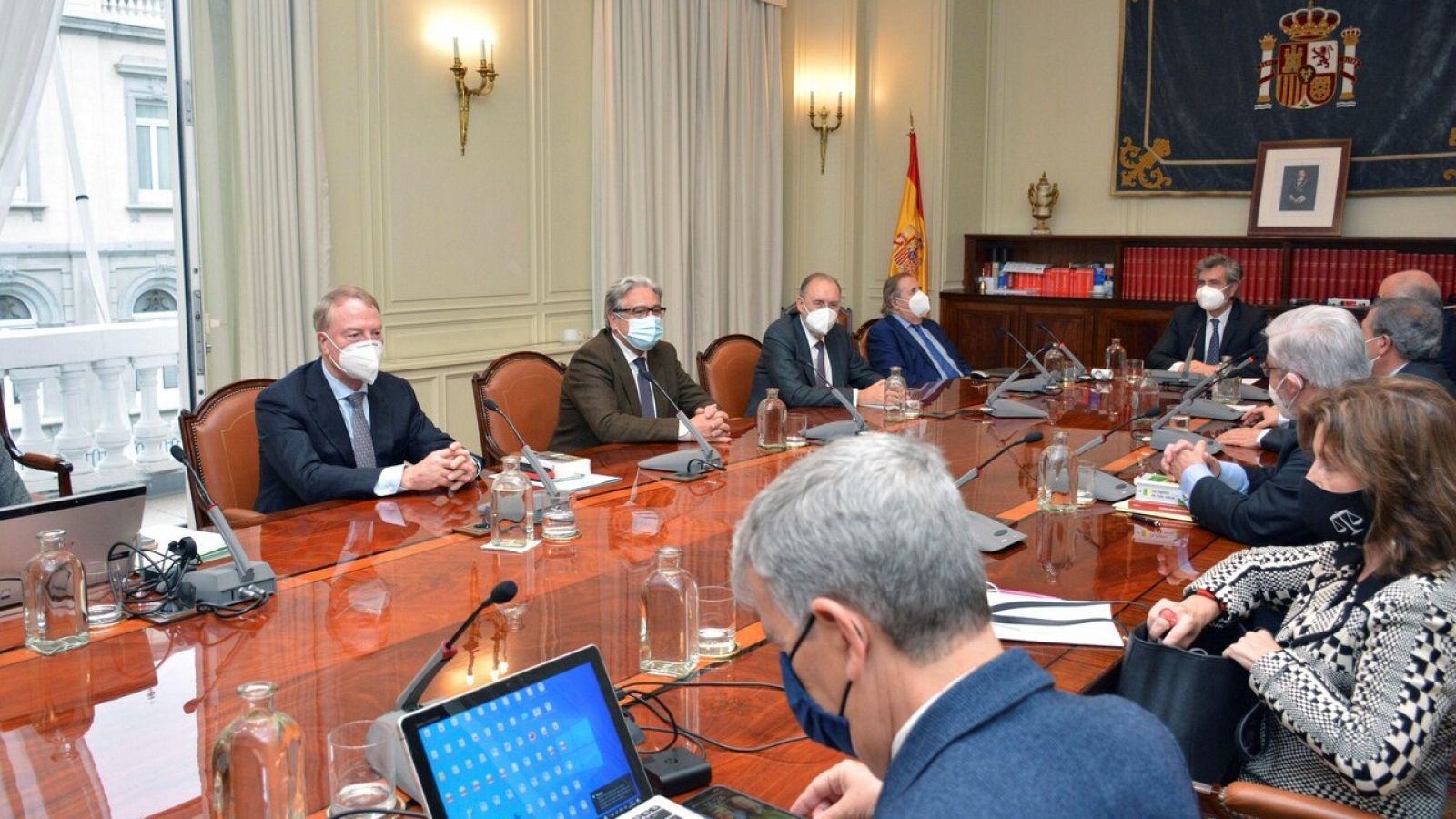 El pleno del Consejo General del Poder Judicial (CGPJ)