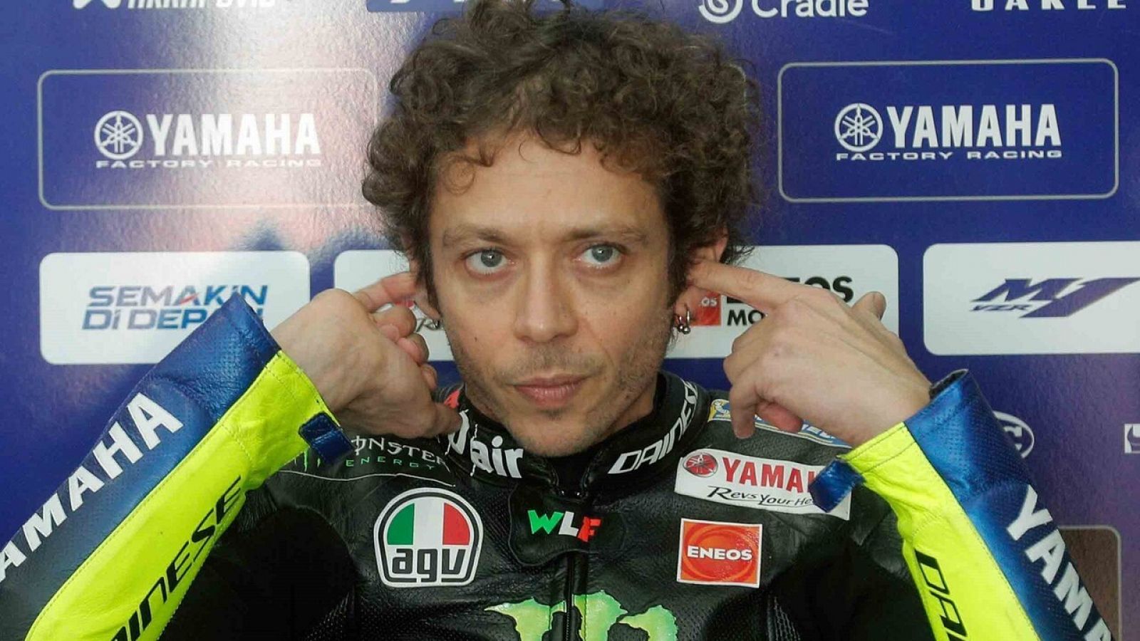 El piloto italiano Valentino Rossi, en el pasado GP de Europa.