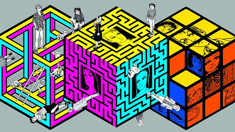 Montaje con las tres portadas de 'Box'