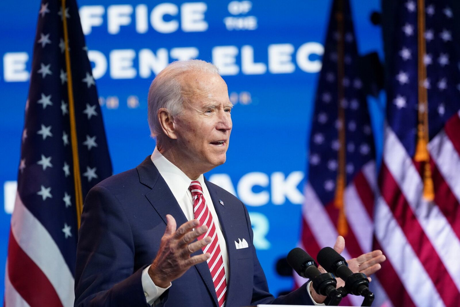 El presidente electo de Estados Unidos, Joe Biden.