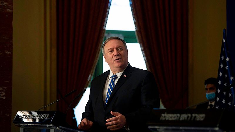 El secretario de Estado Mike Pompeo en Jerusalén