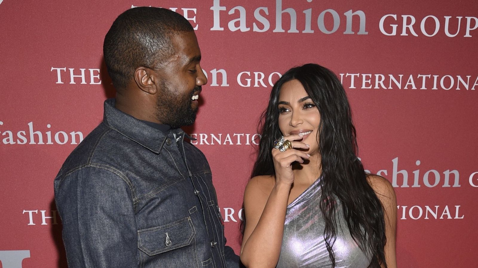 Kanye West y Kim Kardashian en Nueva York