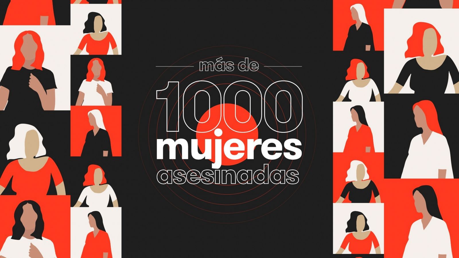 Imagen del proyecto '1000 mujeres asesinadas', de RTVE.
