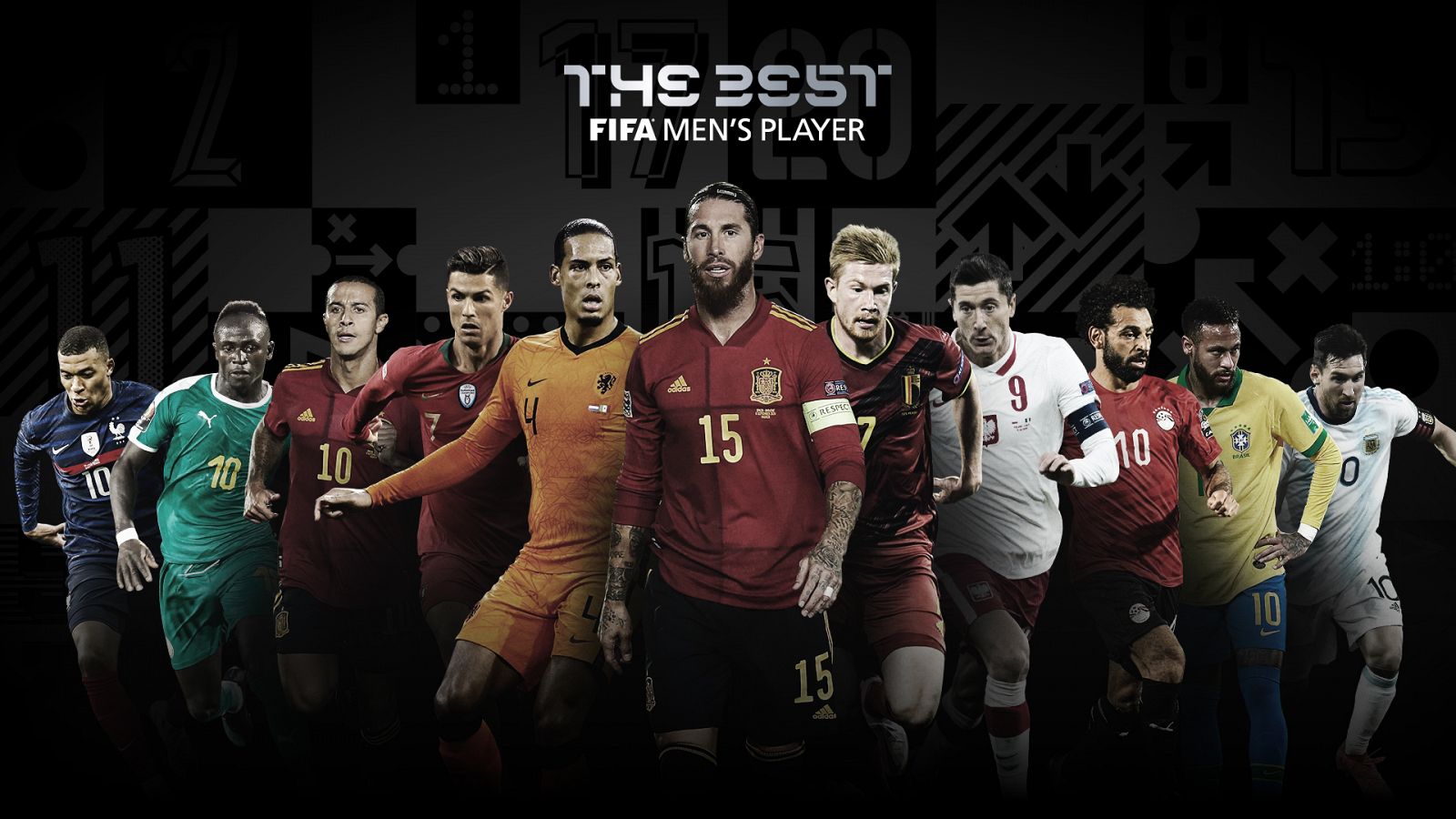 Los candidatos al premio The Best de la FIFA