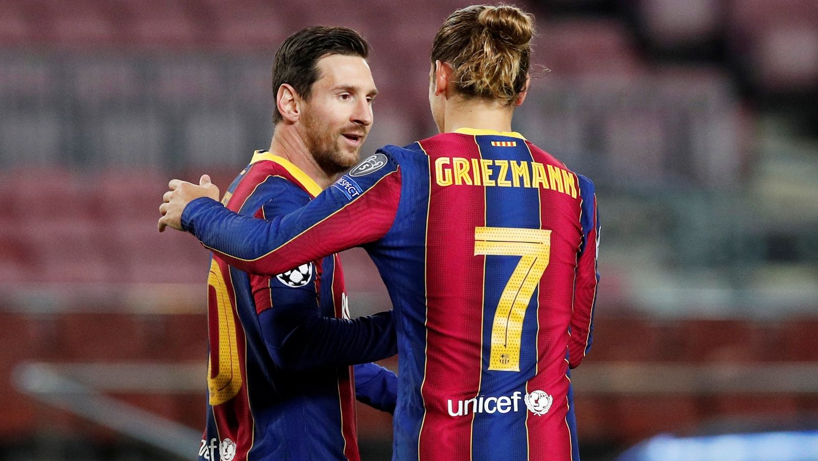 Messi y Griezmann