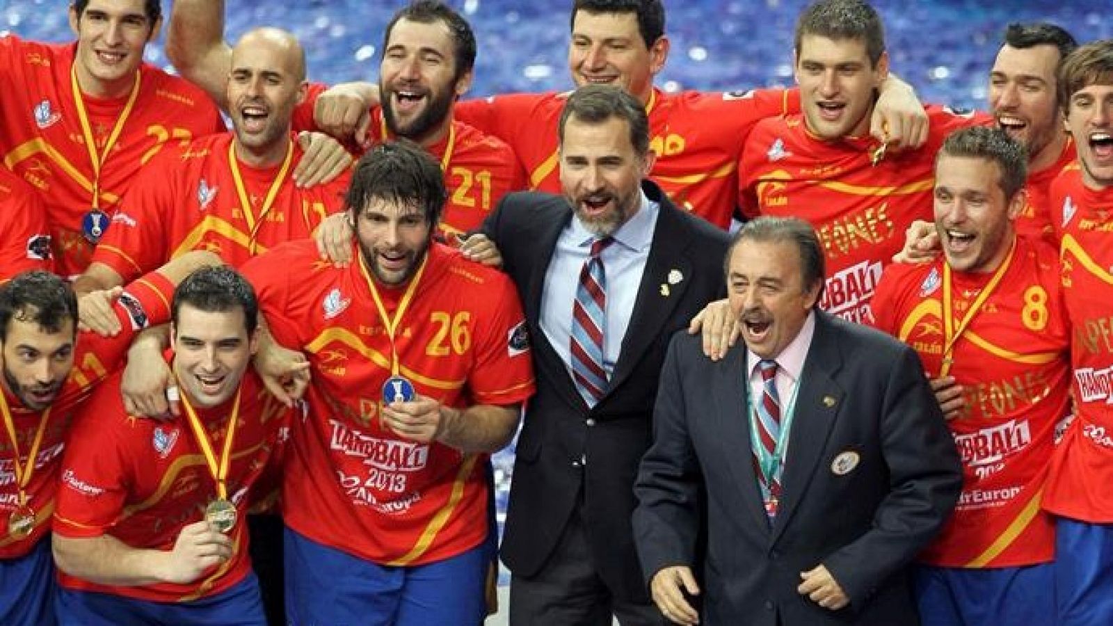 Imagen de archivo de la final del Campeonato del Mundo de balonmano de Barcelona (2013)