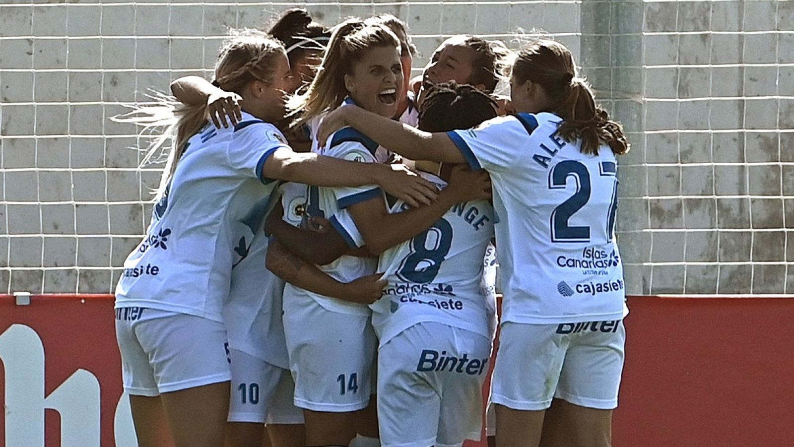 Las jugadoras del UD Granadilla Tenerife, líder de la Liga.