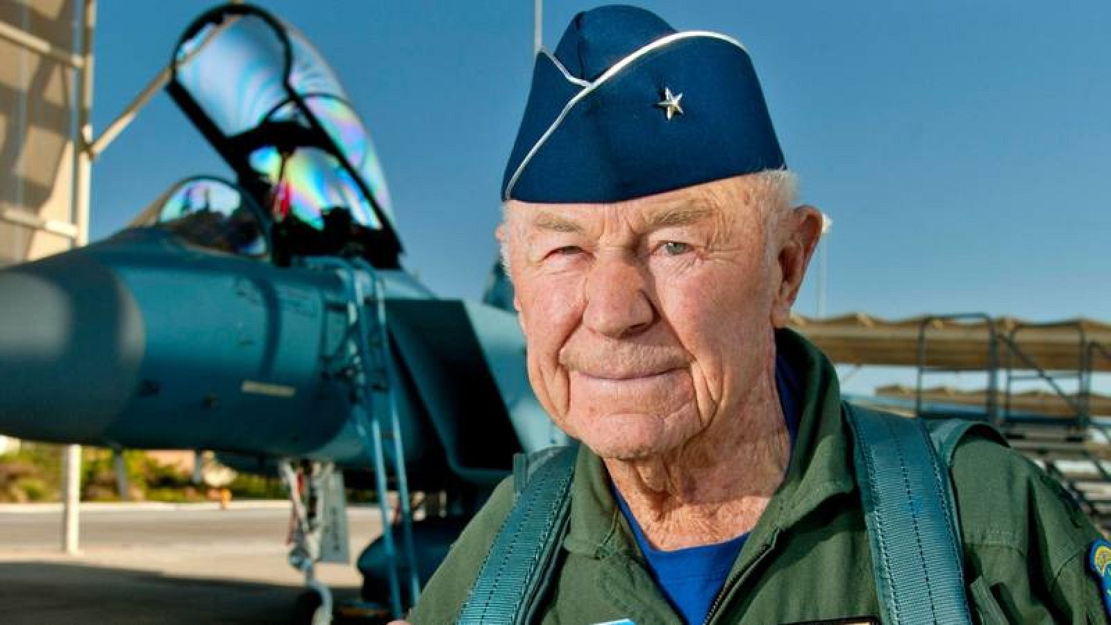  Charles E. "Chuck" Yeager, en una imagen de 2012.