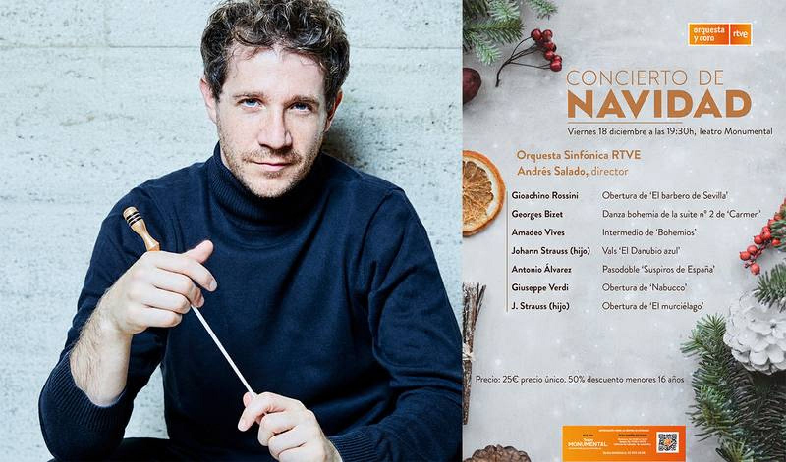 Concierto De Navidad De La Orquesta Sinfonica Rtve Con Andres Salado Rtve Es