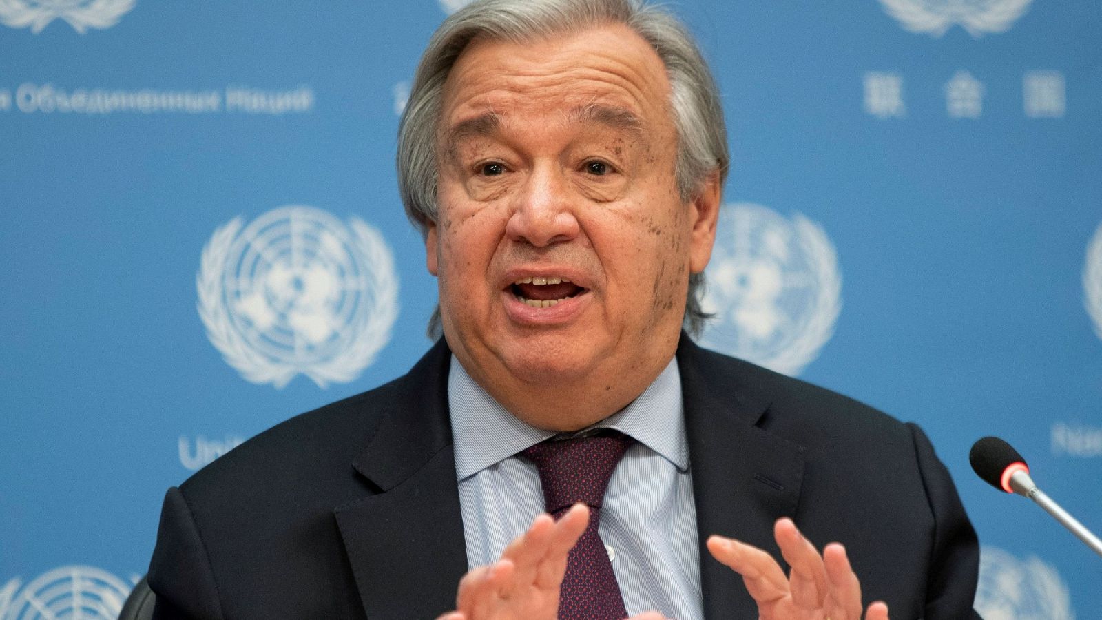 El secretario general de la ONU, António Guterres