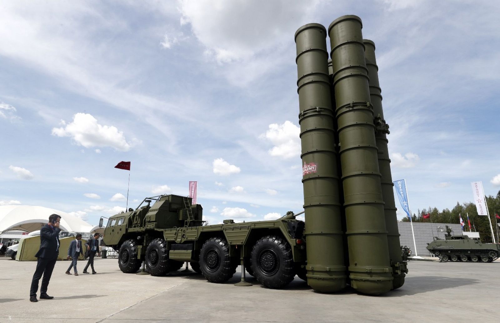 Imagen de archivo del sistema antimisiles S-400 ruso