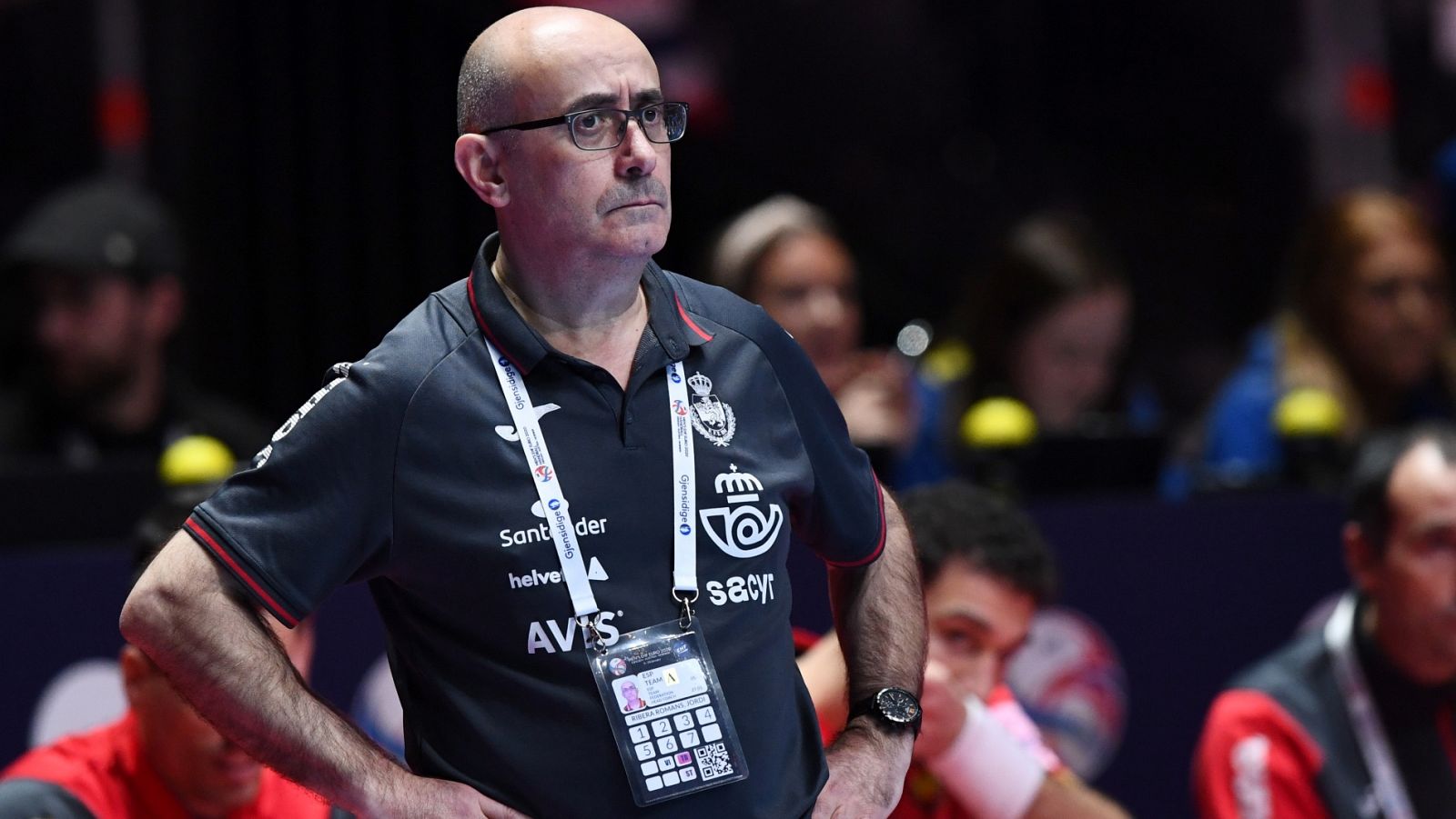 El seleccionador español masculino de balonmano, Jordi Ribera.