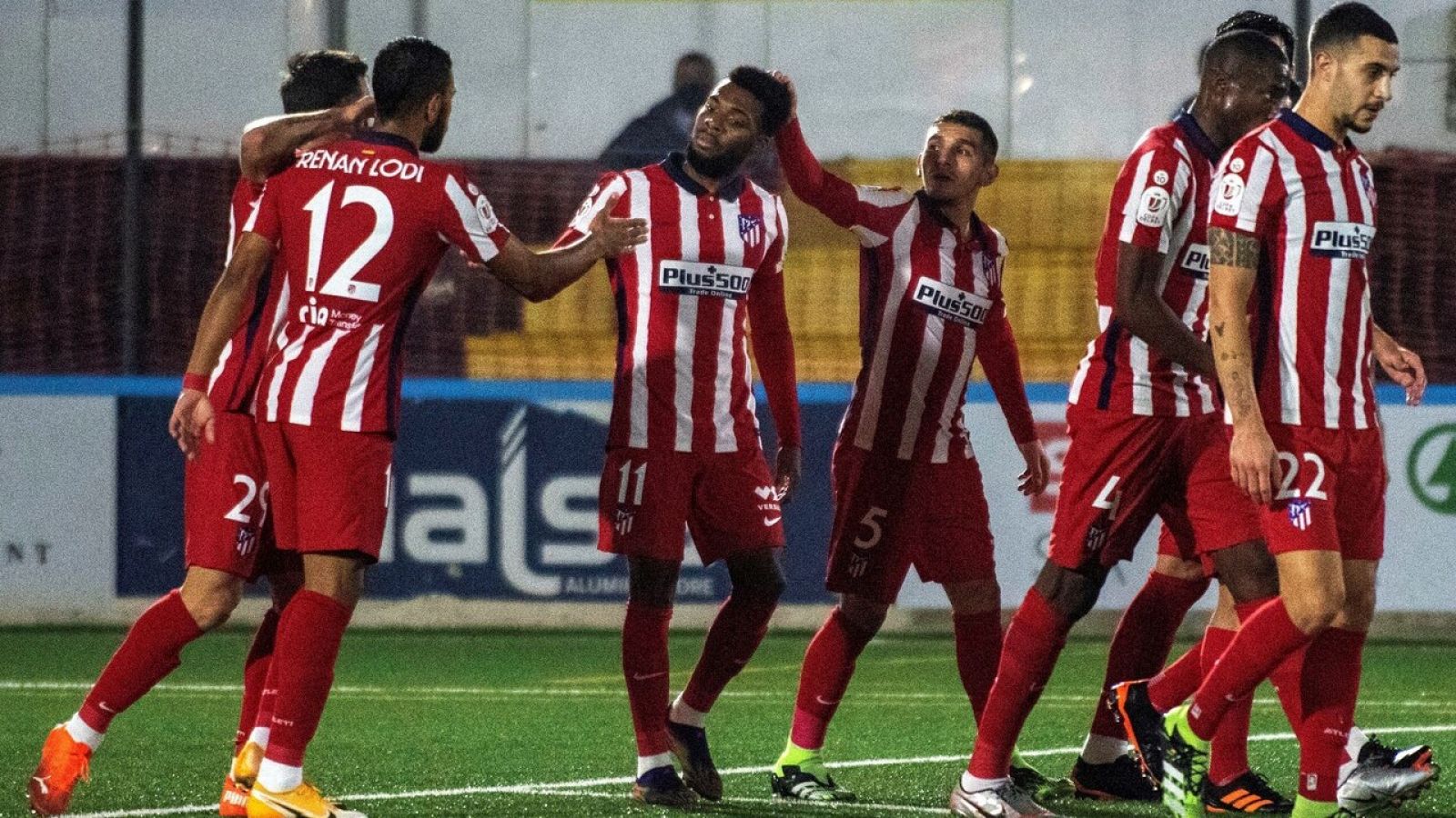 Imagen del Cardassar - Atlético de la pasada ronda de Copa del Rey.