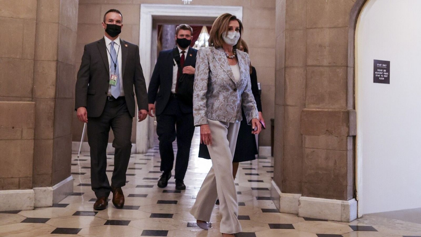 La presidenta del Congreso de Estados Unidos, la demócrata Nancy Pelosi.