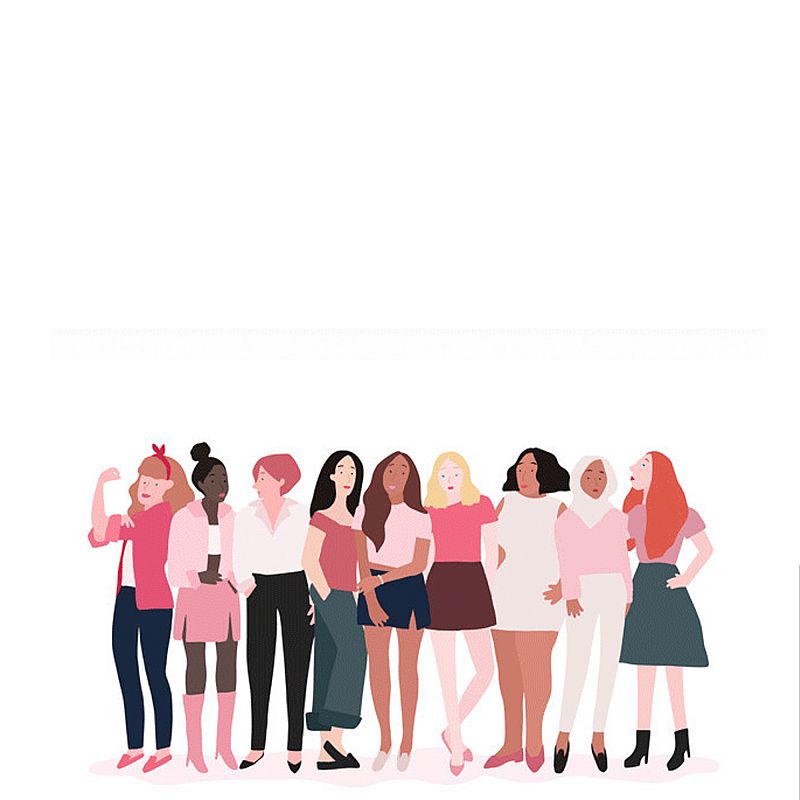 Promueve la diversidad física, funcional y de edad, y la representación de los diferentes colectivos de mujeres