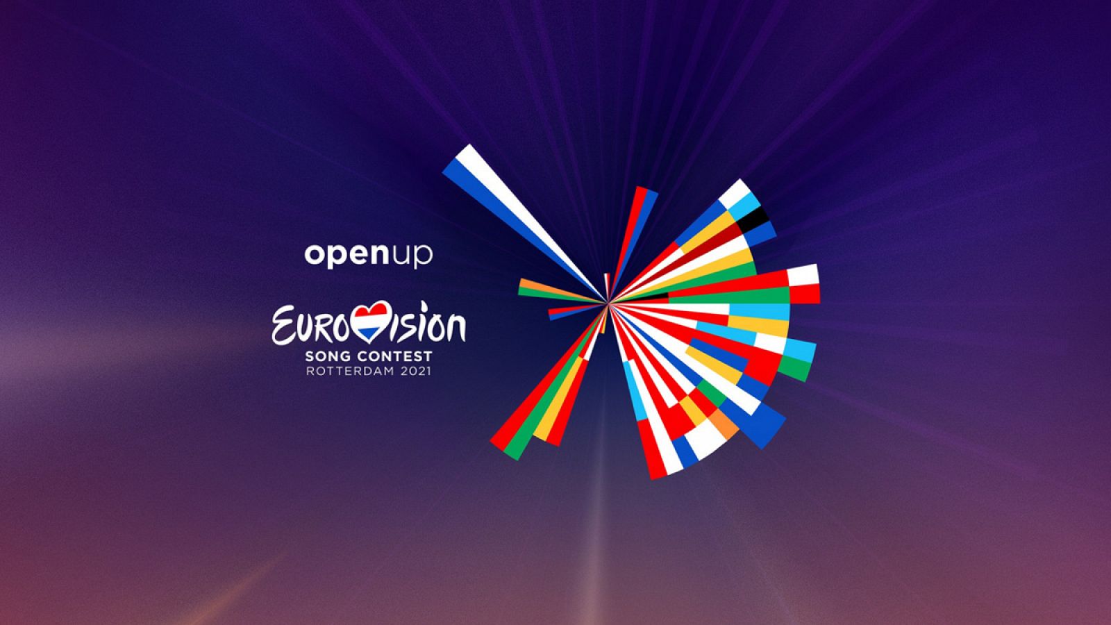 Logotipo del Festival de Eurovisión para Róterdam 2021.