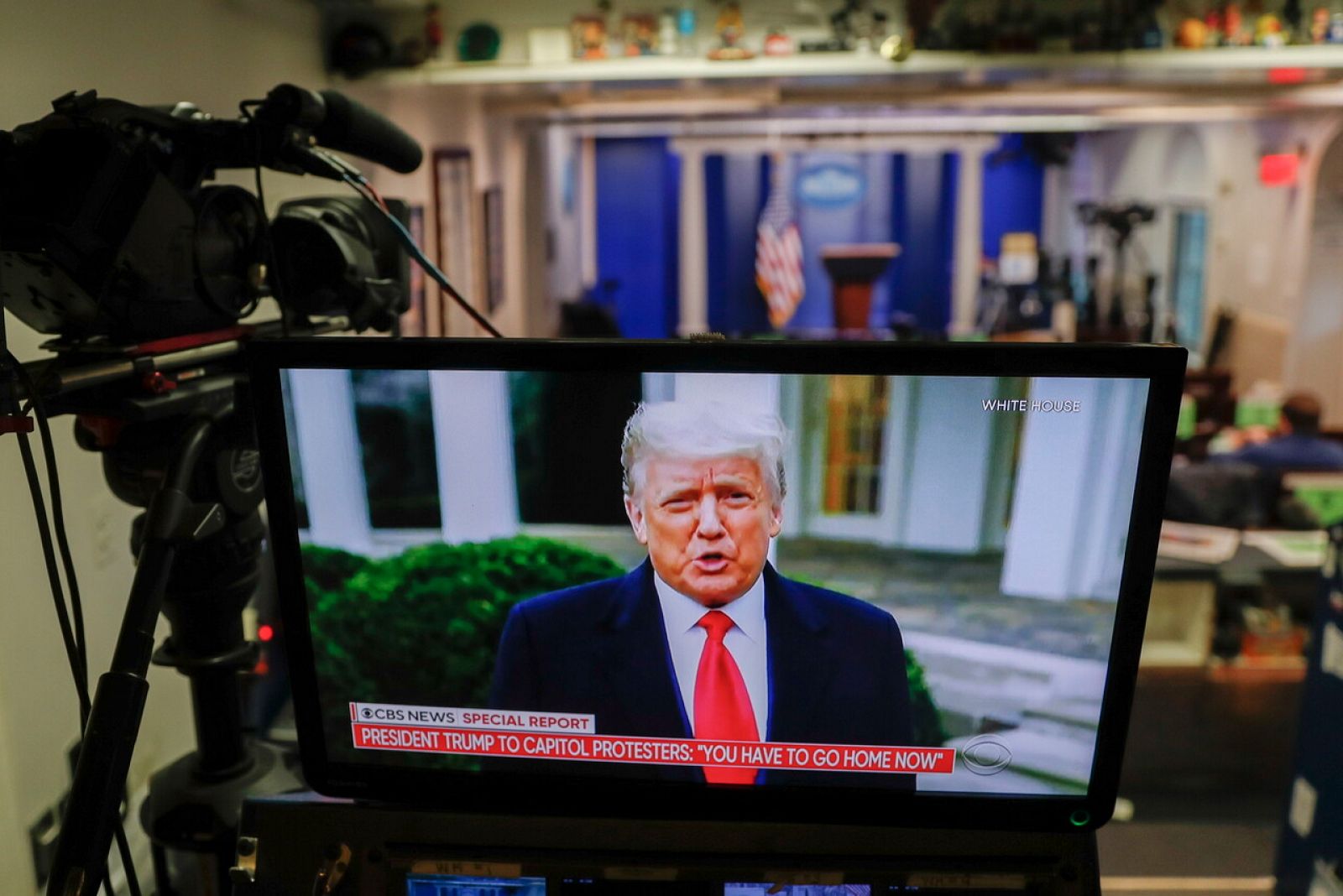 Trump justifica en un vídeo el asalto de sus simpatizantes al Capitolio