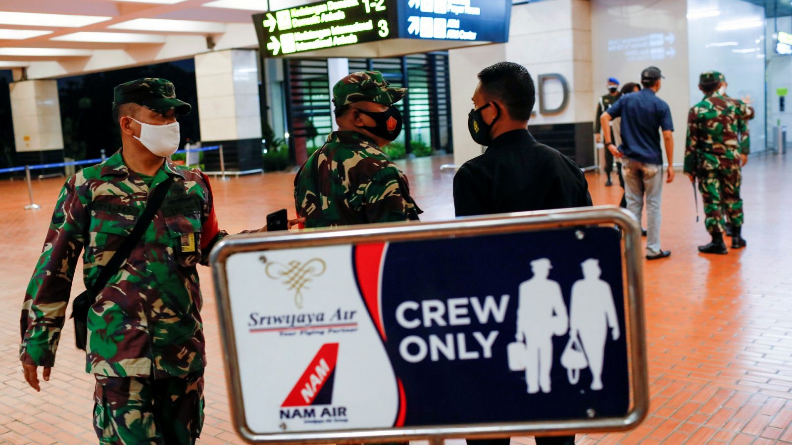 Aeropuerto de Yakarta del que despegó el avión siniestrado de Sriwijaya Air, con más de 50 personas a bordo