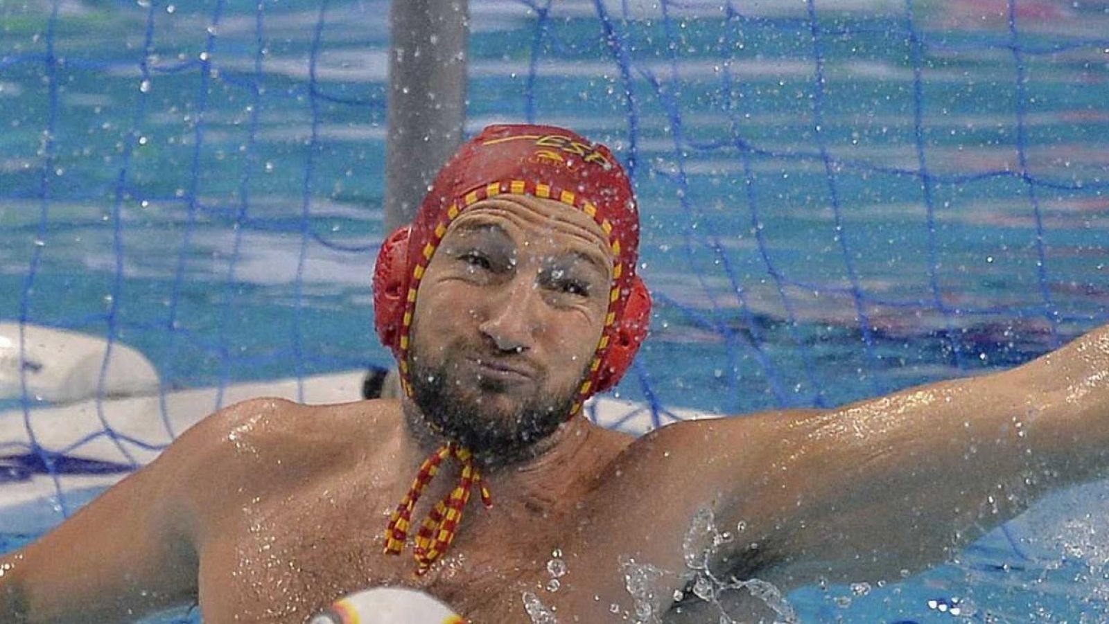 El portero de la selección nacional de waterpolo, Dani López Pinedo