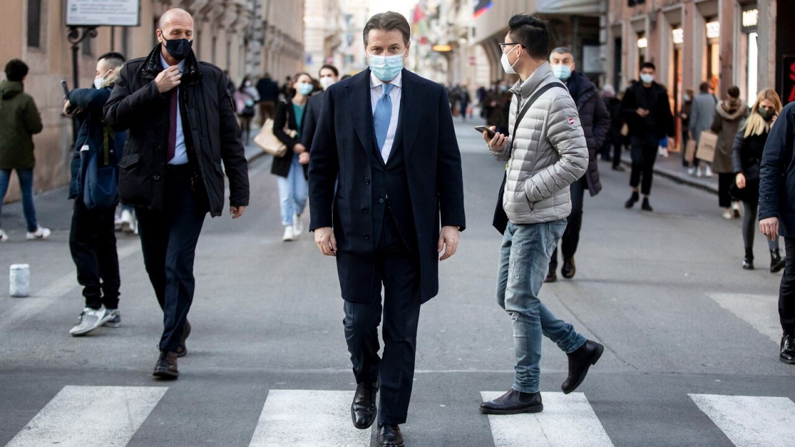 El primer ministro italiano, Giuseppe Conte