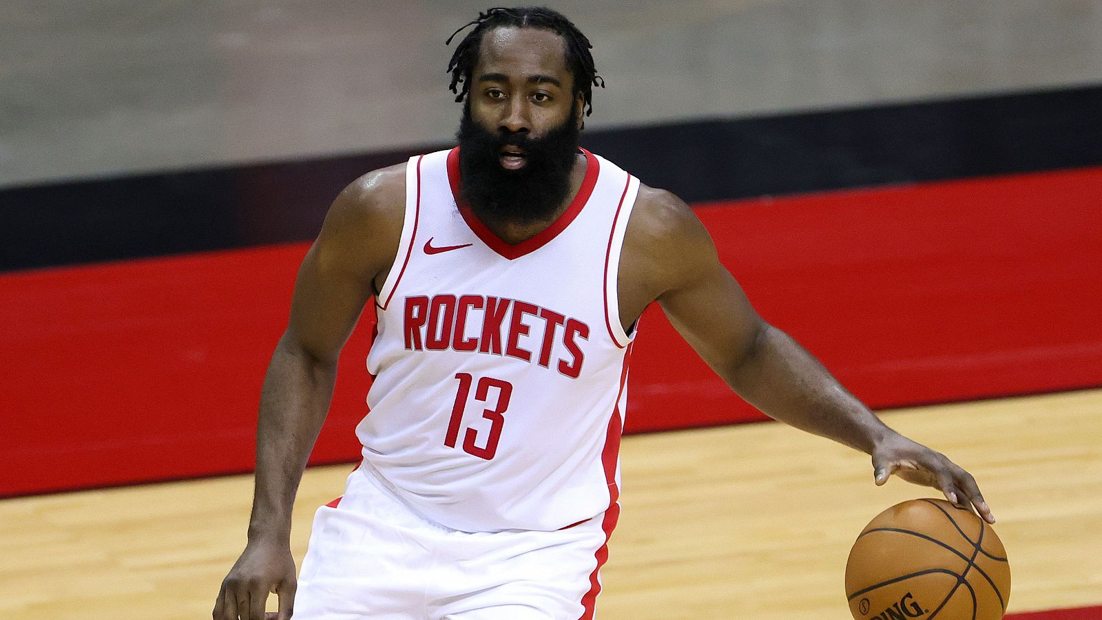 James Harden, en un partido con los Rockets.