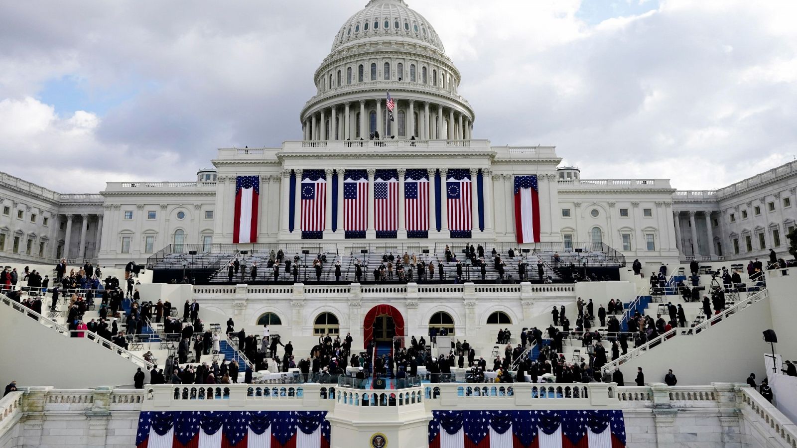 El Capitolio se prepara para recibir al 46º presidente de los Estados Unidos