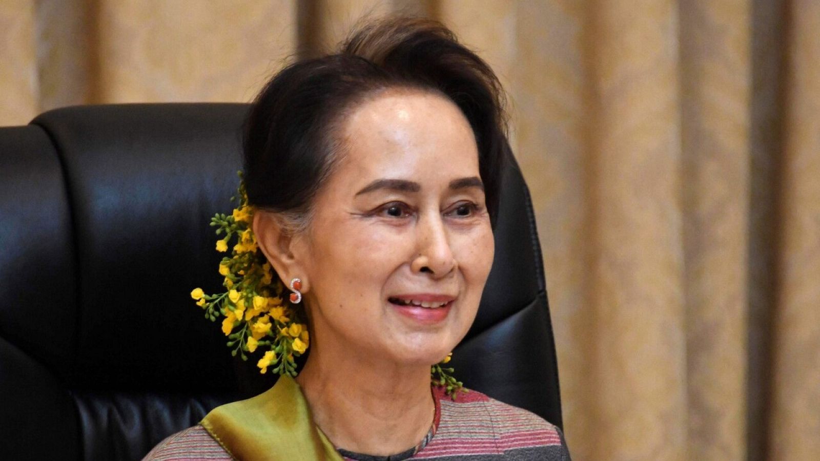 Imagen de archivo de la líder birmana Aung San Suu Kyi