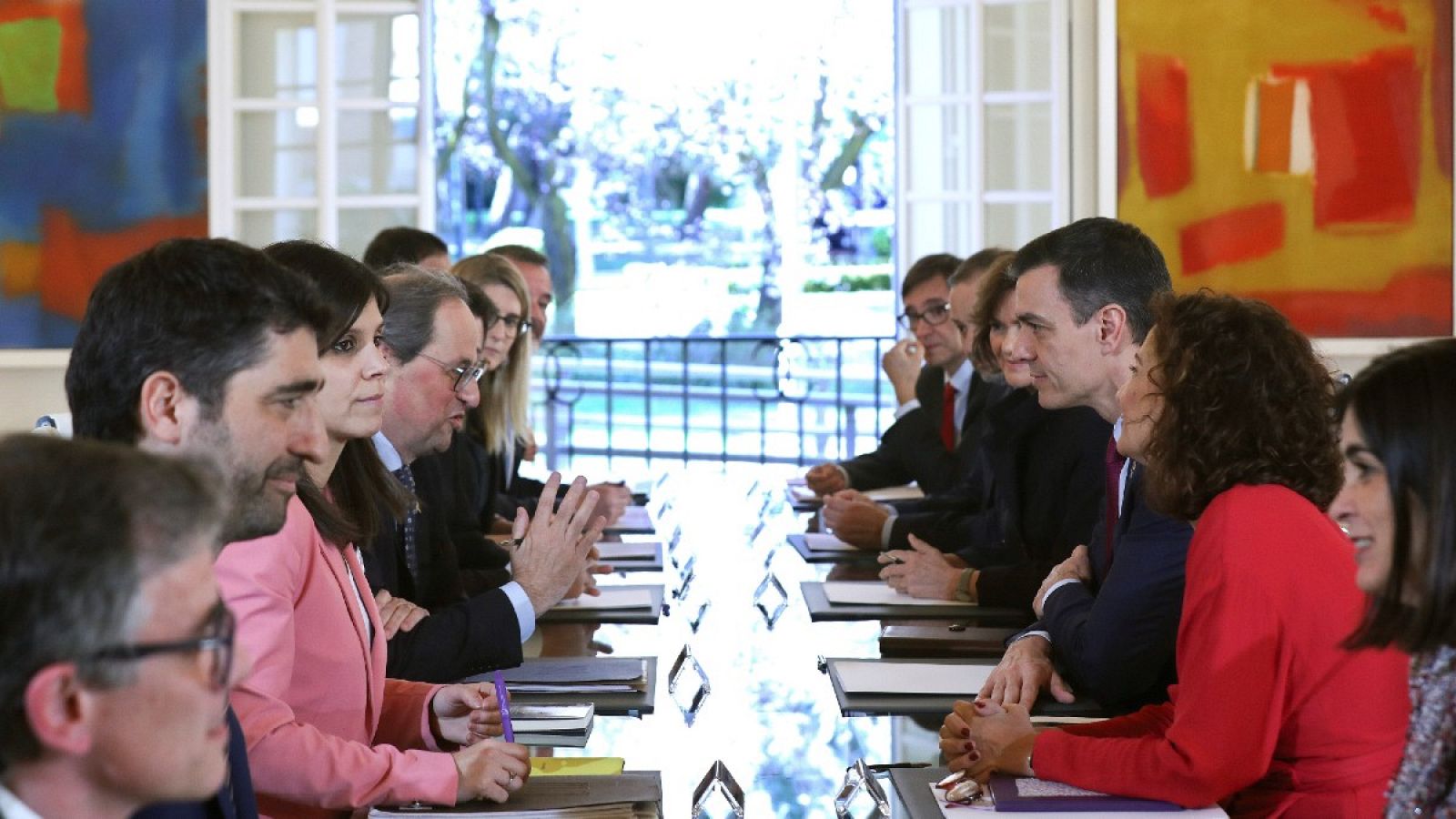 Primera reunión de la Mesa de Diálogo sobre Cataluña