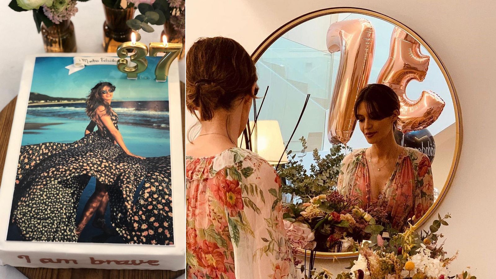 Sara frente al espejo evita su propia mirada. 