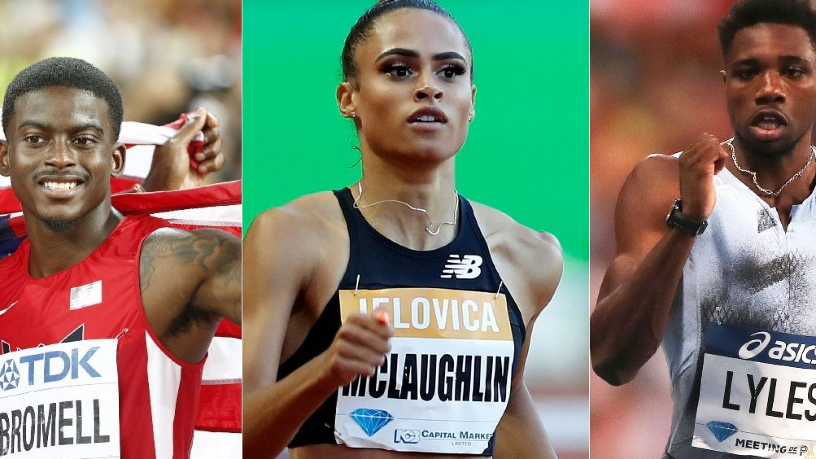 Trayvon  Bromell, Sydney McLauhlin y Noha Lyles, estrellas del mitin de atletismo de Nueva York.