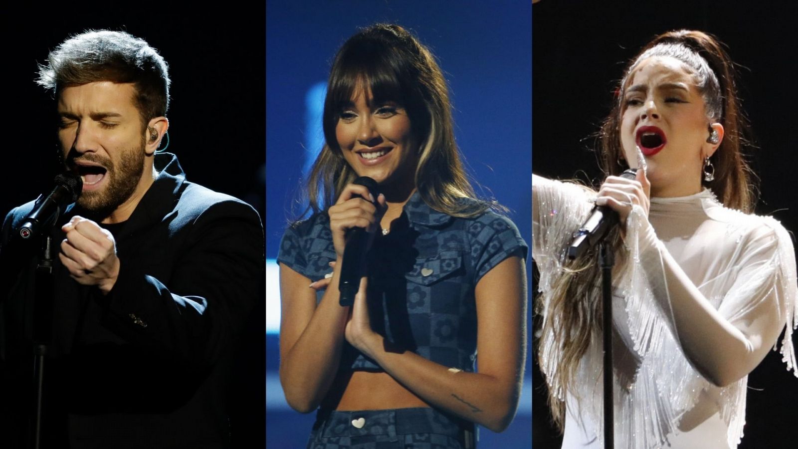 Pablo Alborán, Aitana y Rosalía