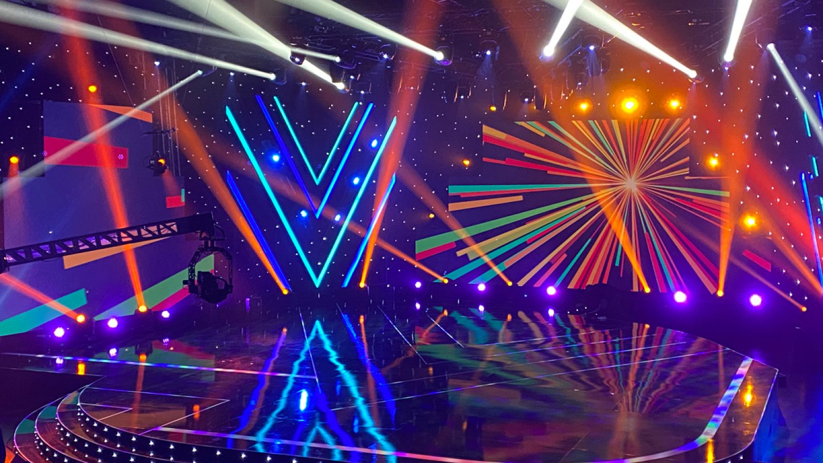 Así es el escenario de 'Destino Eurovisión'