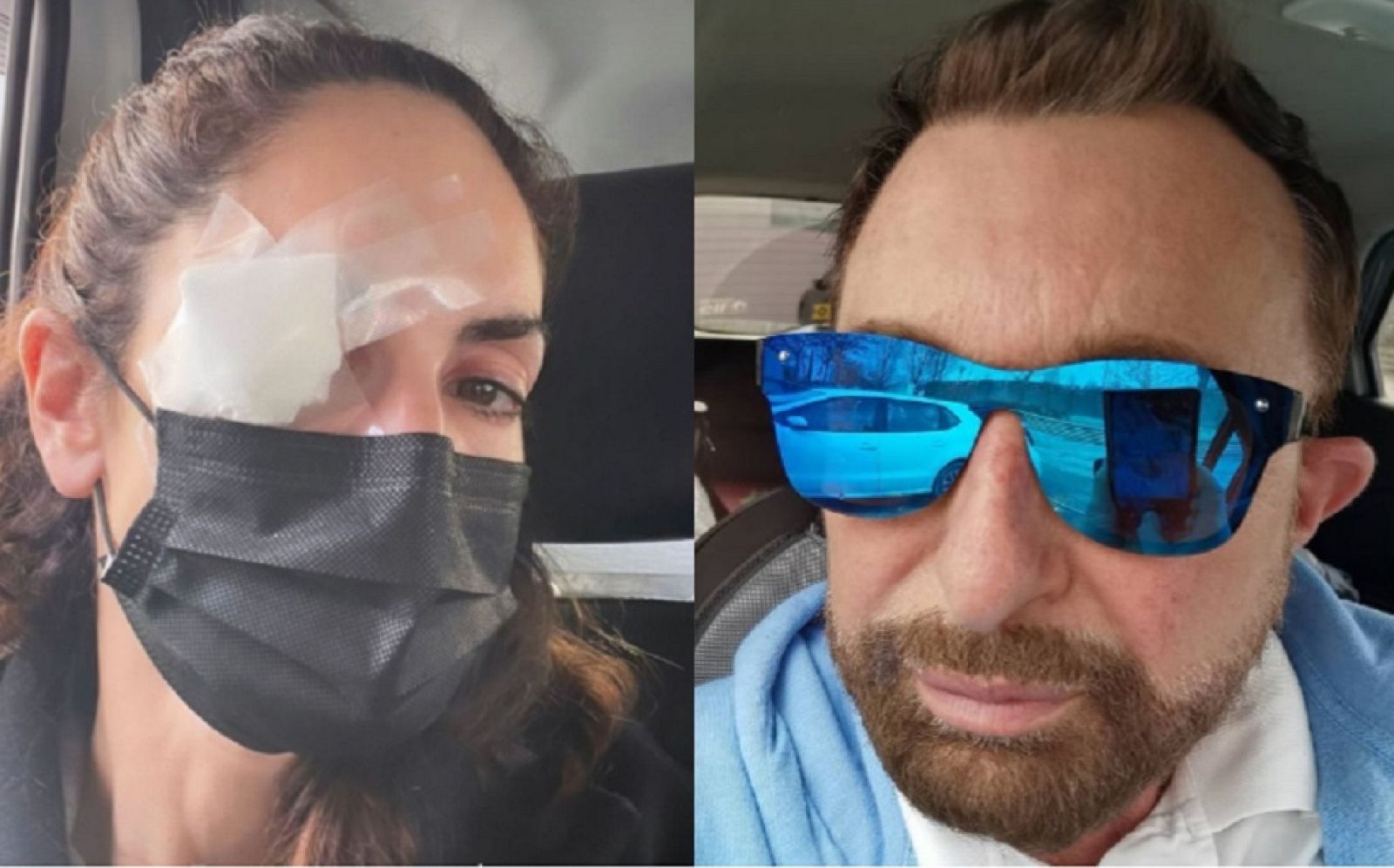 Eugenia Silva y José Manuel Parada han tenido que ir al hospital por sus problemas con los ojos. 