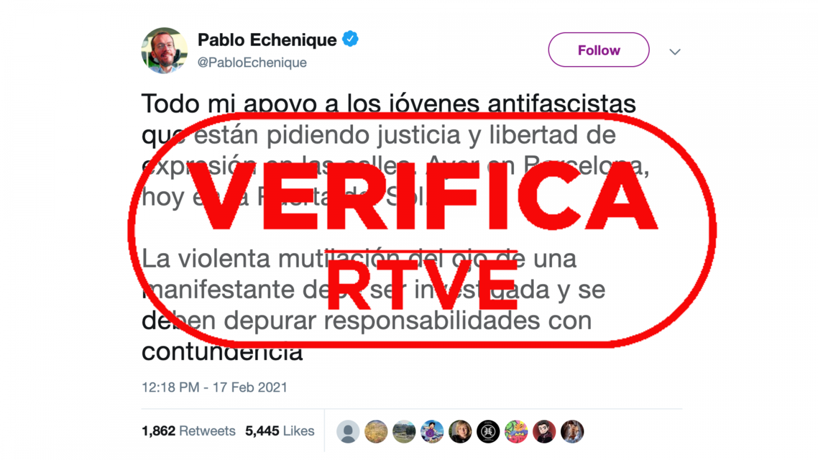 Por qué para Twitter el tuit de Echenique no es discurso de odio