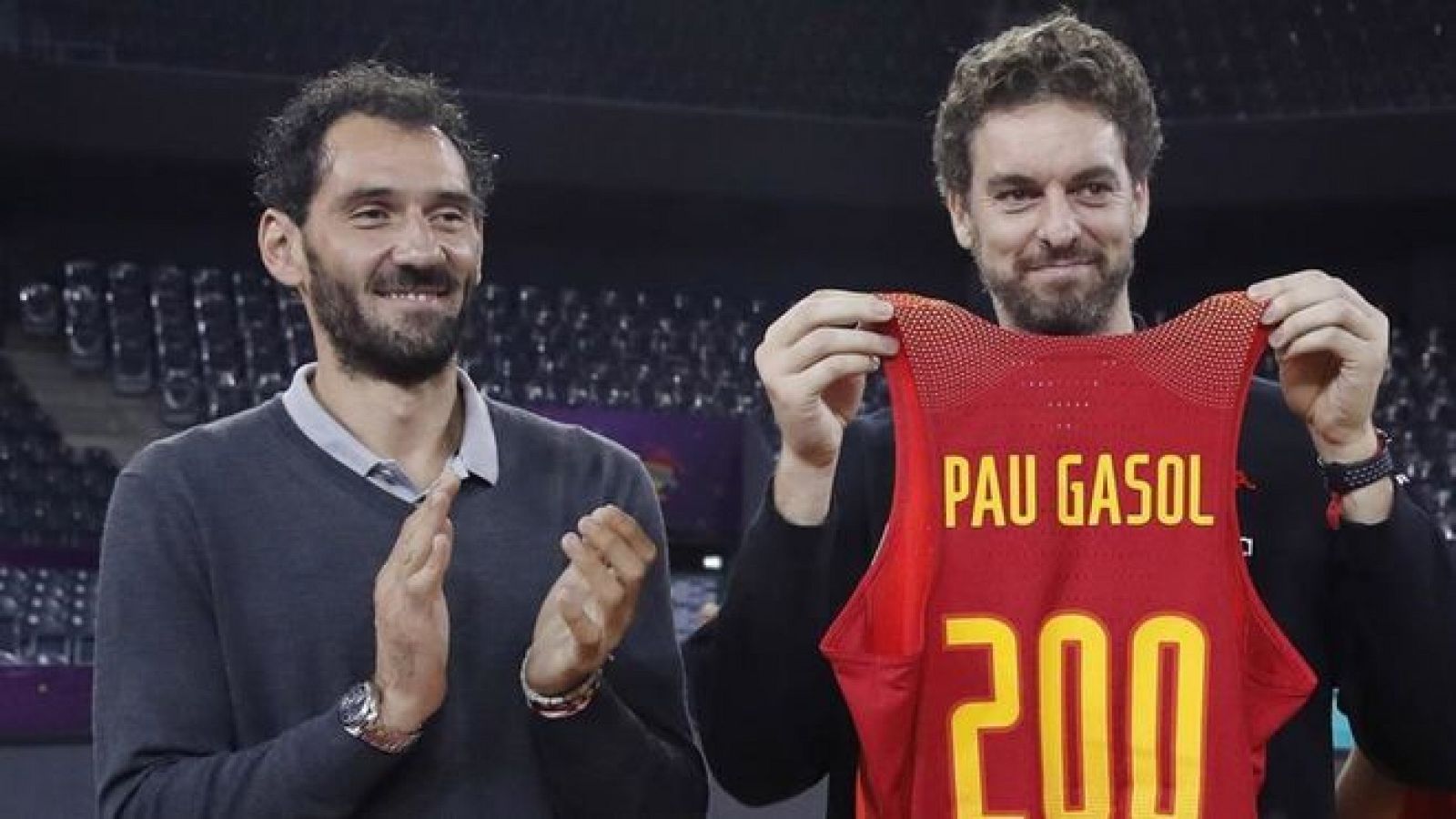 Garbajosa y Pau Gasol en una imagen de archivo