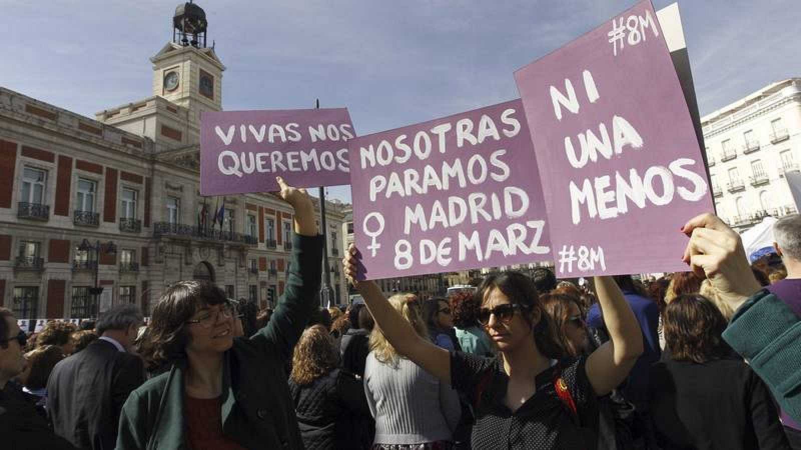 Imagen de archivo de la manifestación celebrada en 2017 en Madrid.