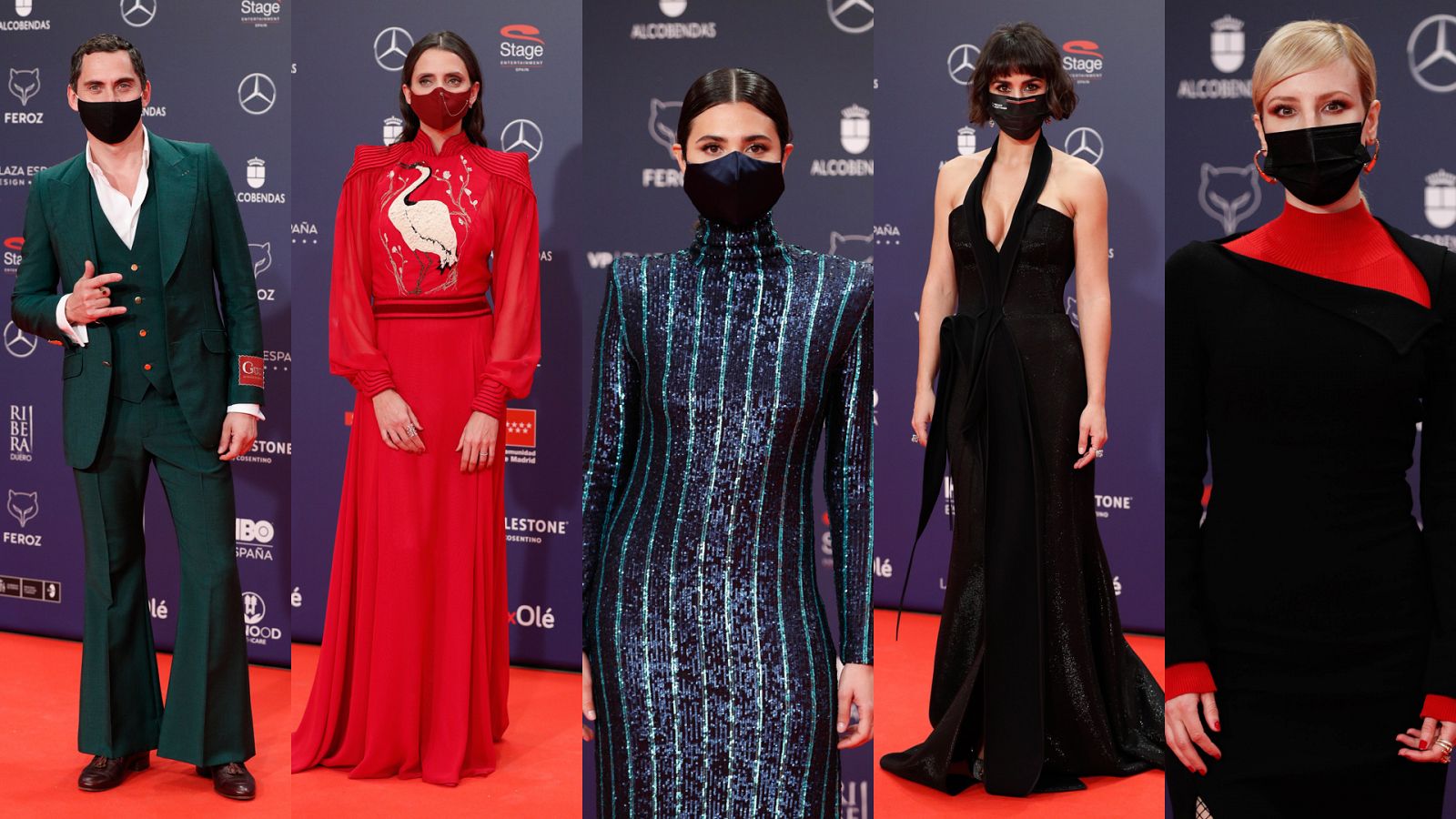 La alfombra roja de los premios Feroz en RTVE