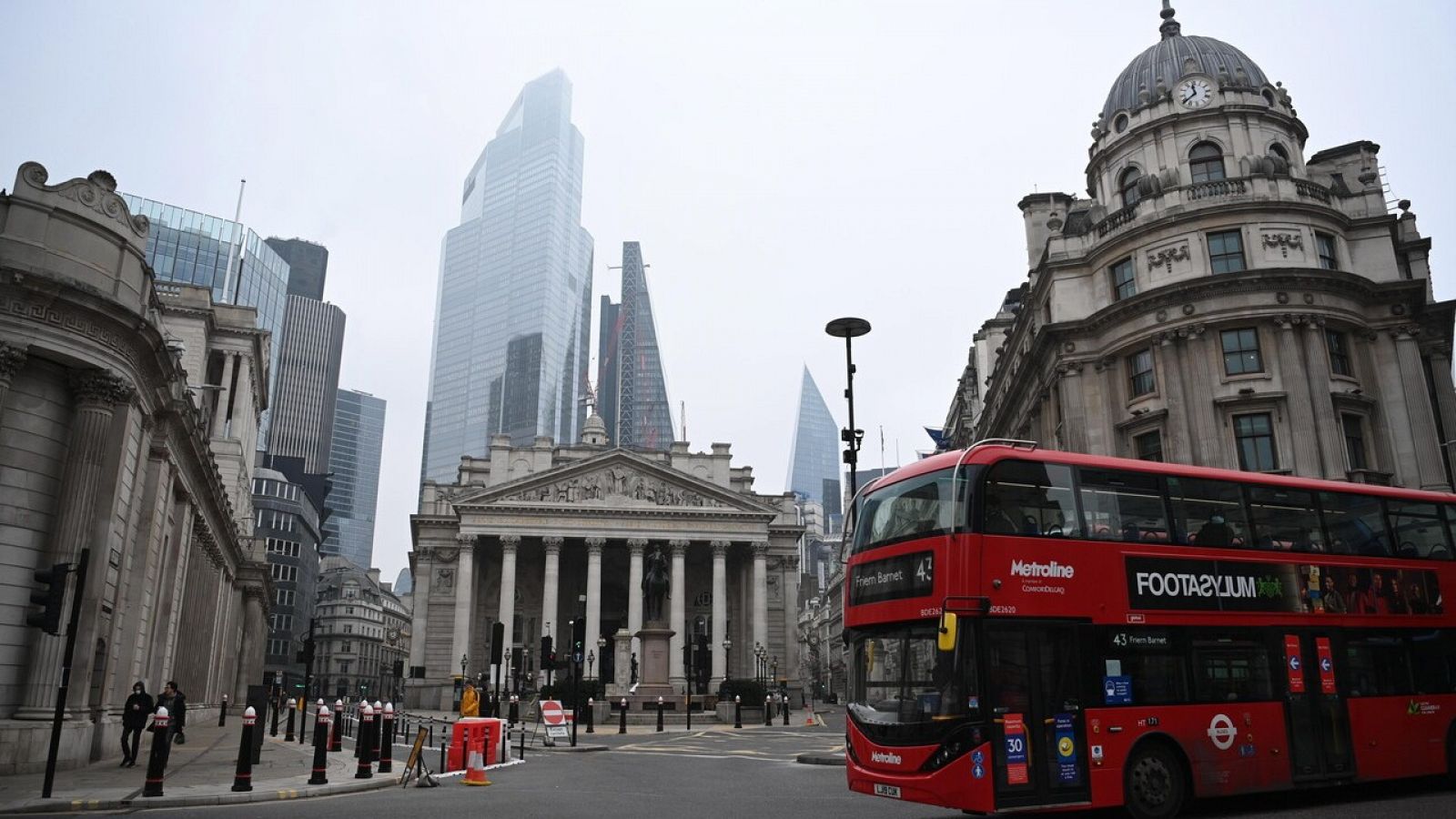 Imagen del distrito financiero de Londres