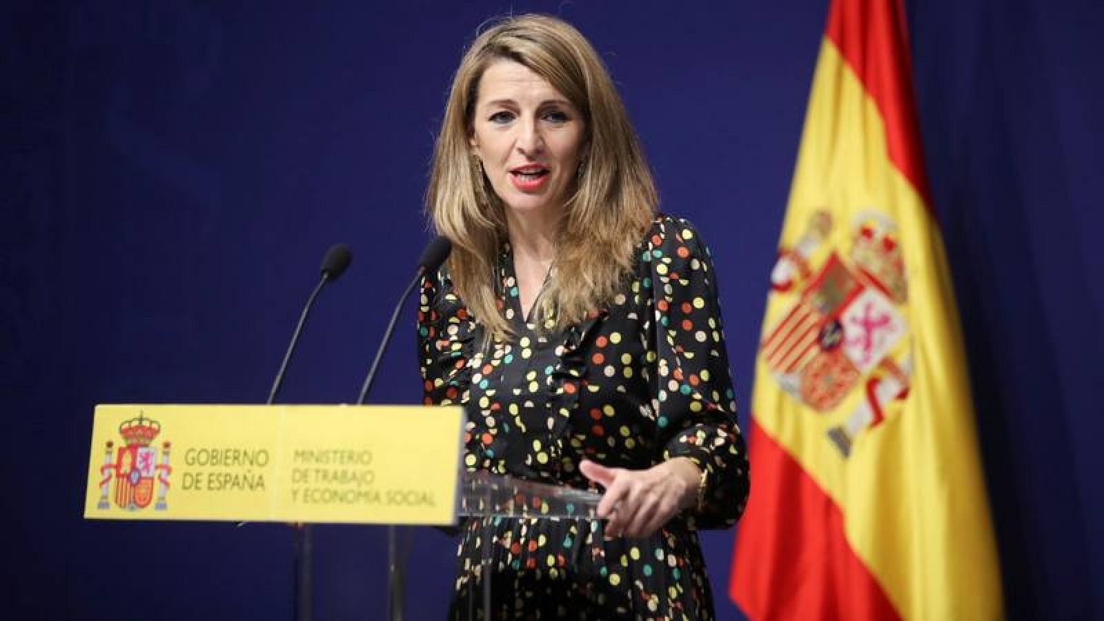 La ministra de Trabajo, Yolanda Díaz La ministra de Trabajo, Yolanda Díaz
