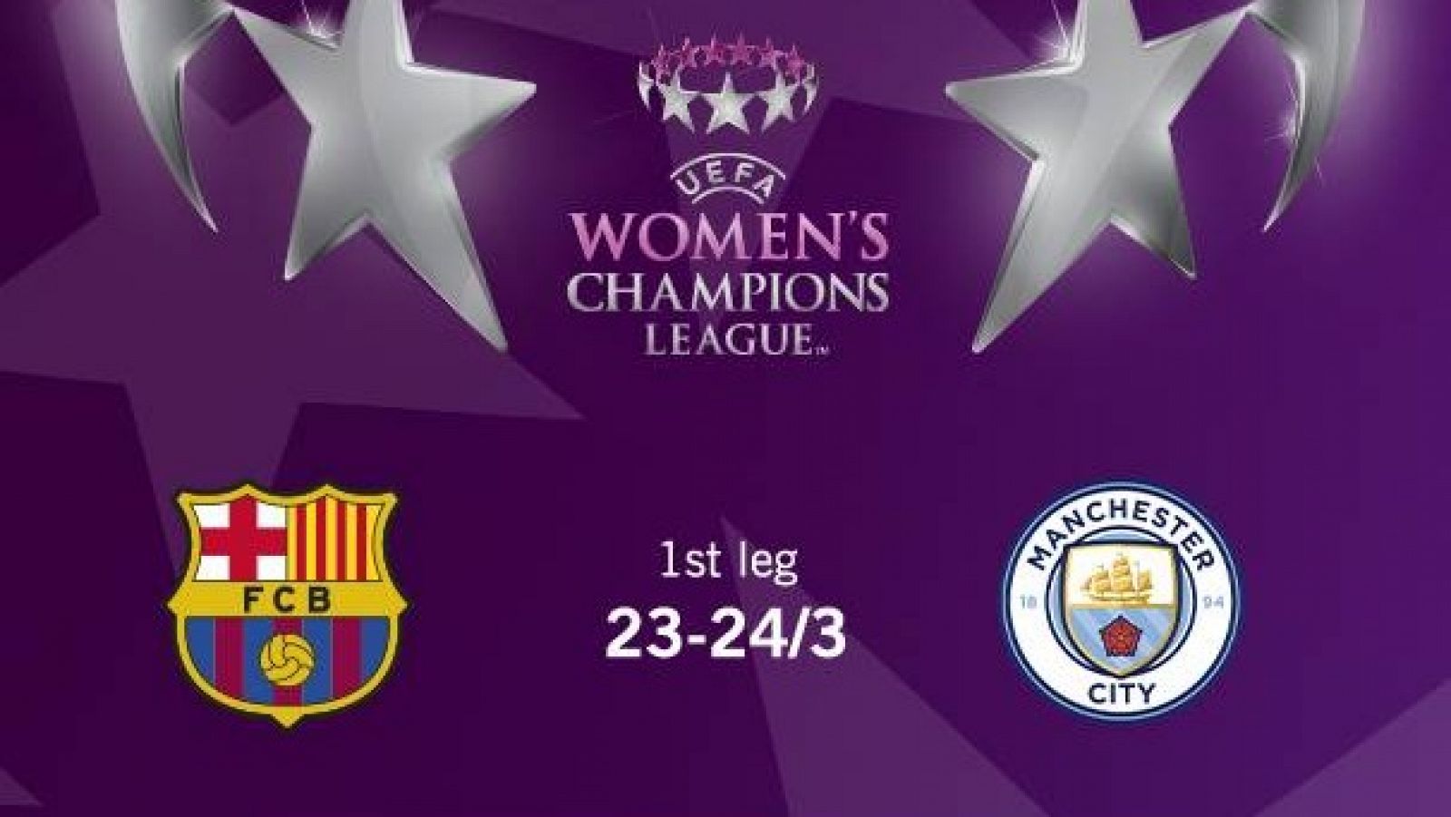 Barcelona y City se medirán en cuartos de la Champions femenina.