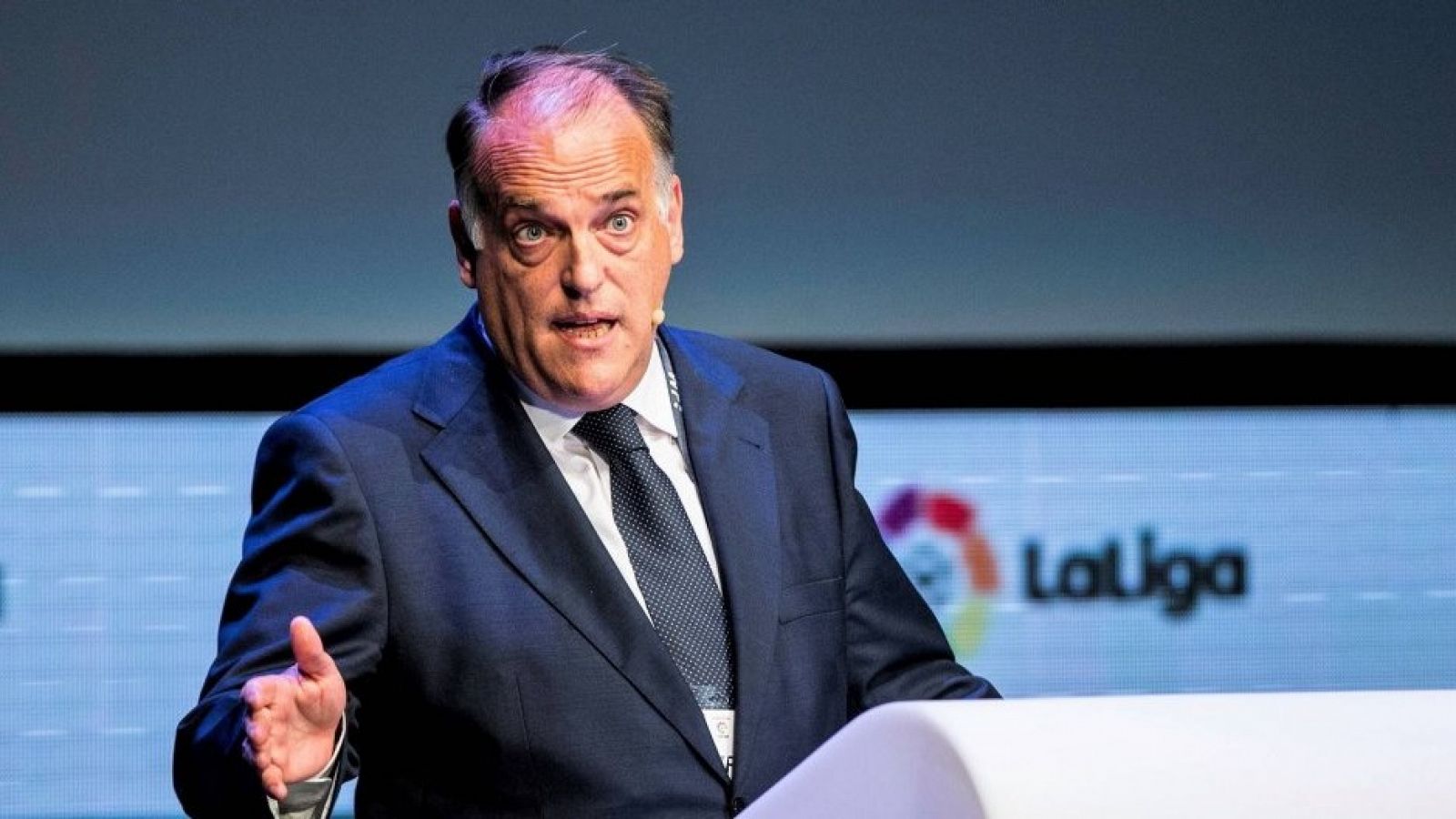 Javier Tebas, presidente de LaLiga, en una imagen de archivo.