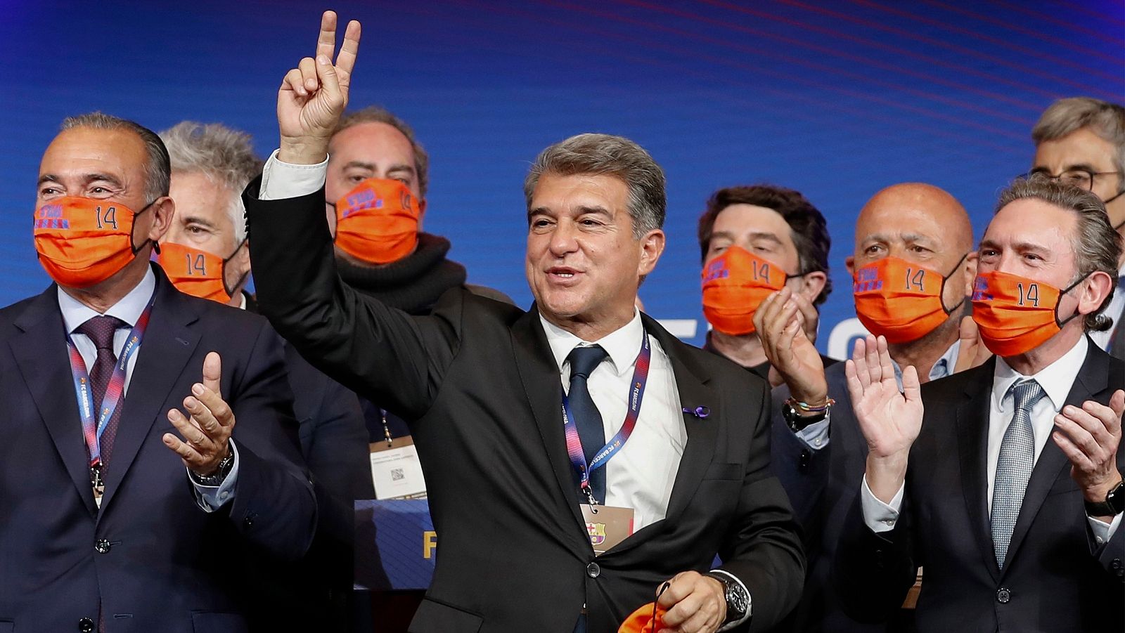 Joan Laporta, presidente del FC Barcelona