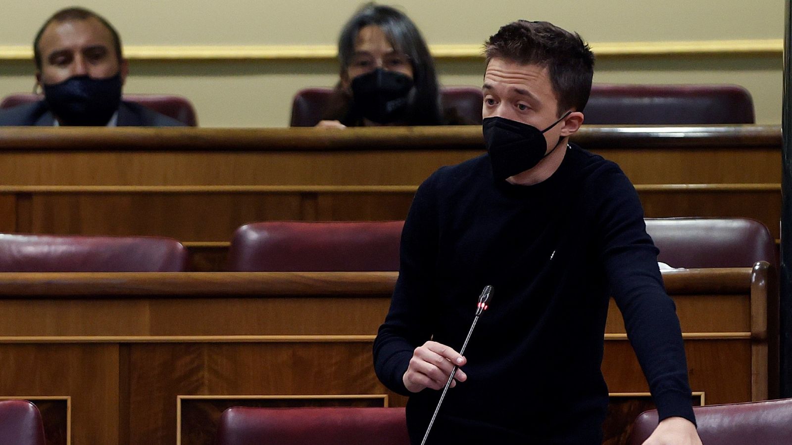 El líder de Más País, Íñigo Errejón, pregunta al Gobierno durante una nueva sesión de control