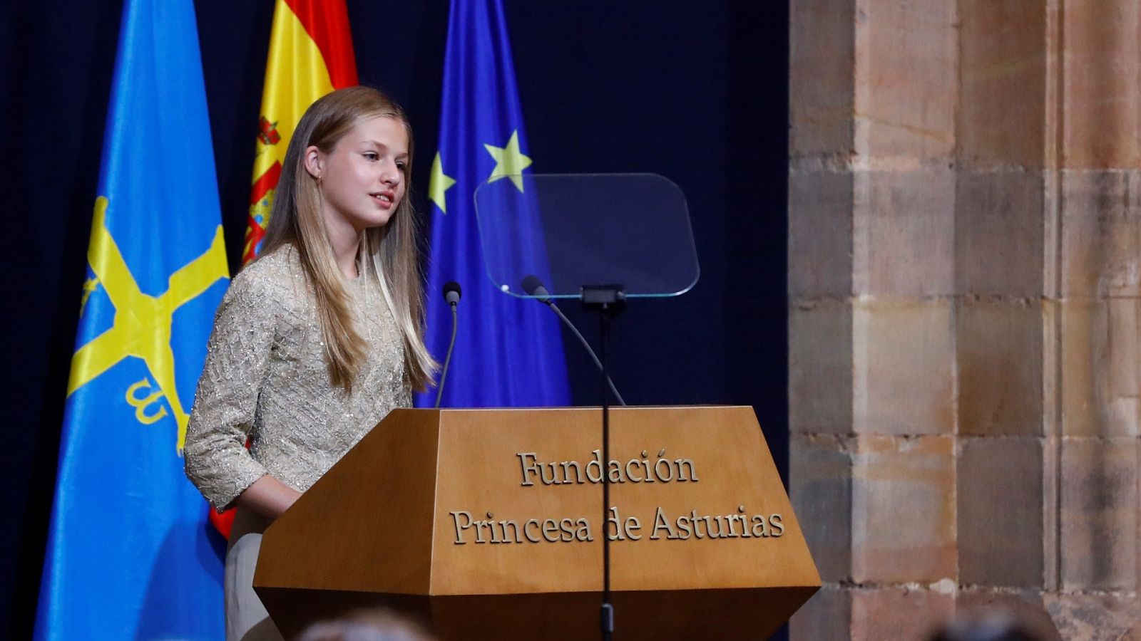 La princesa Leonor, en los Premios Princesa de Asturias
