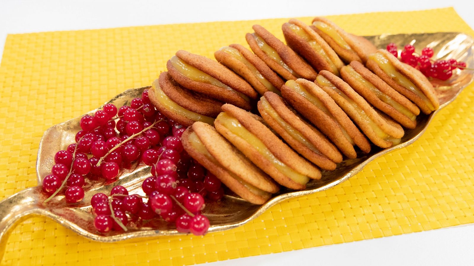 Galletas con crema de limón