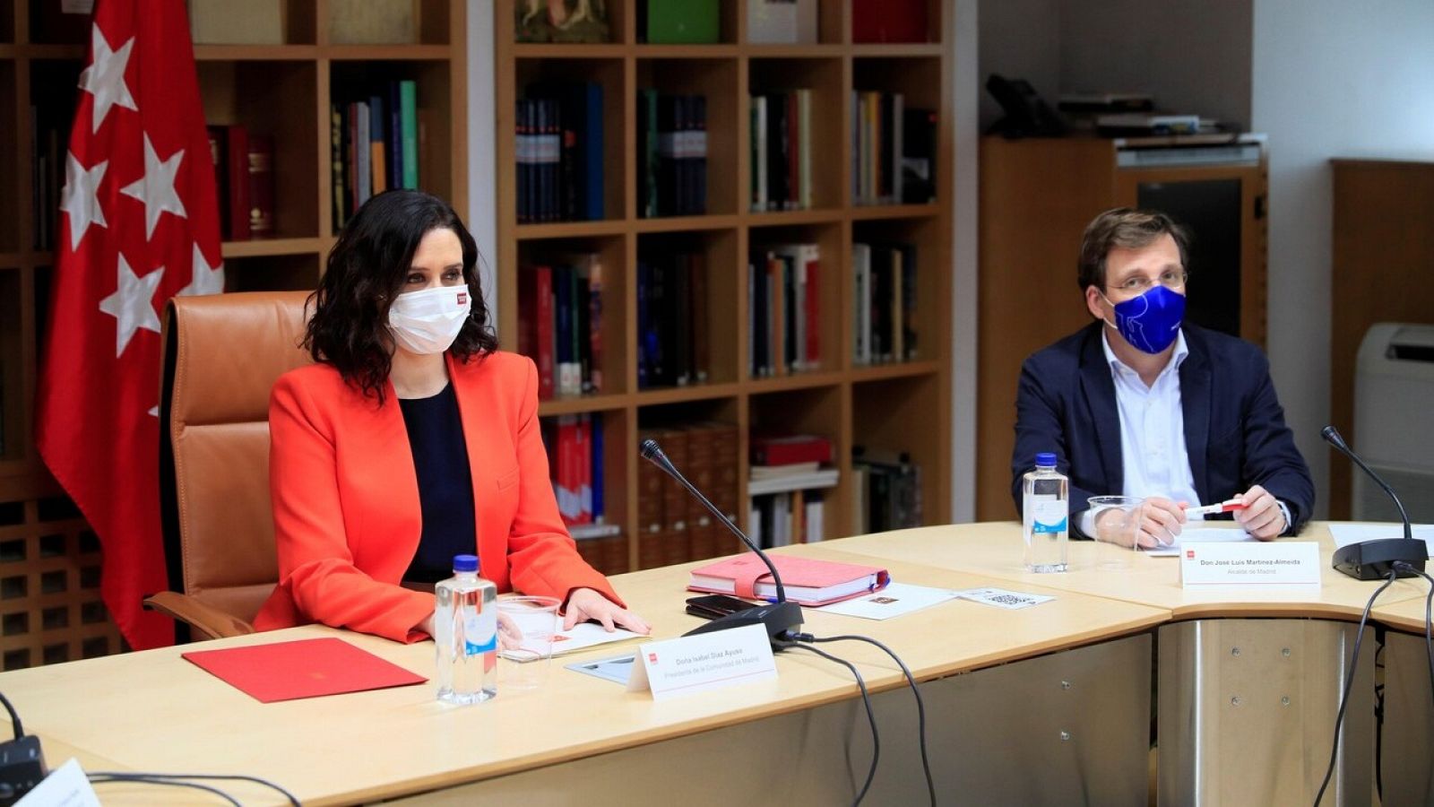 Isabel Díaz Ayuso y José Luis Martínez-Almeida, en una imagen de archivo.