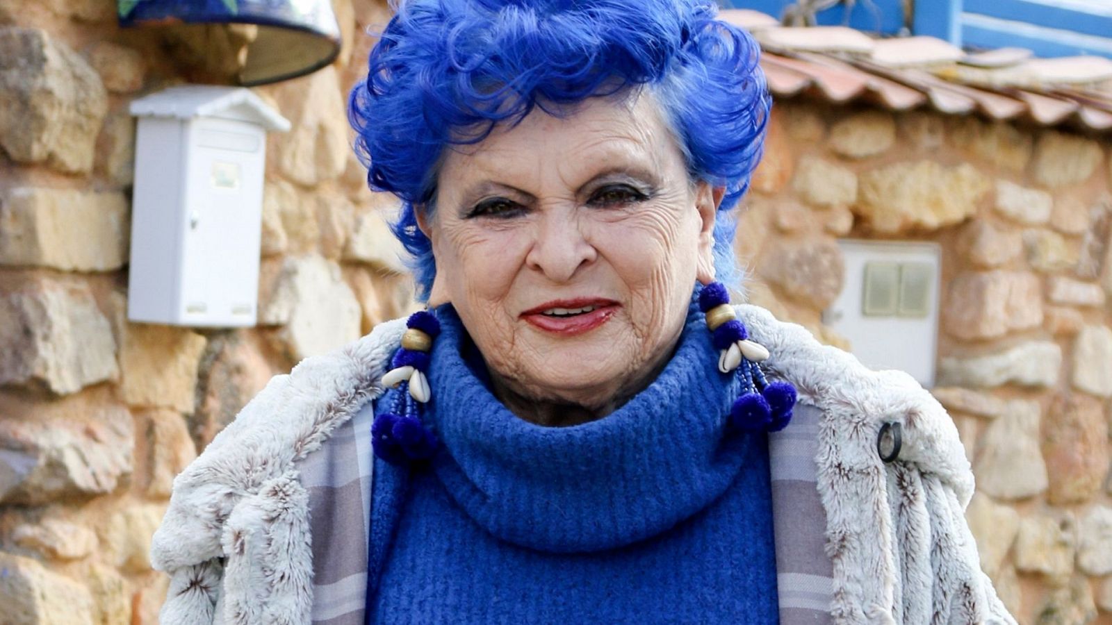 Lucía Bosé se caracterizaba por usar el color azul