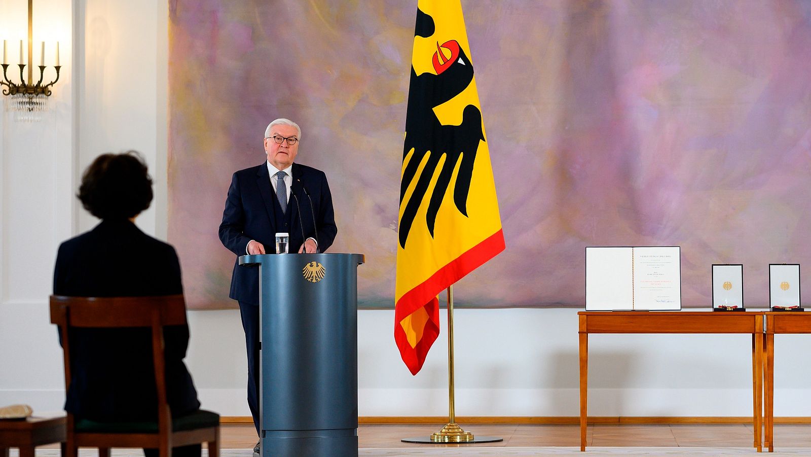  El presidente alemán Frank-Walter Steinmeier es el encargado de ratificar el Fondo de Recuperación